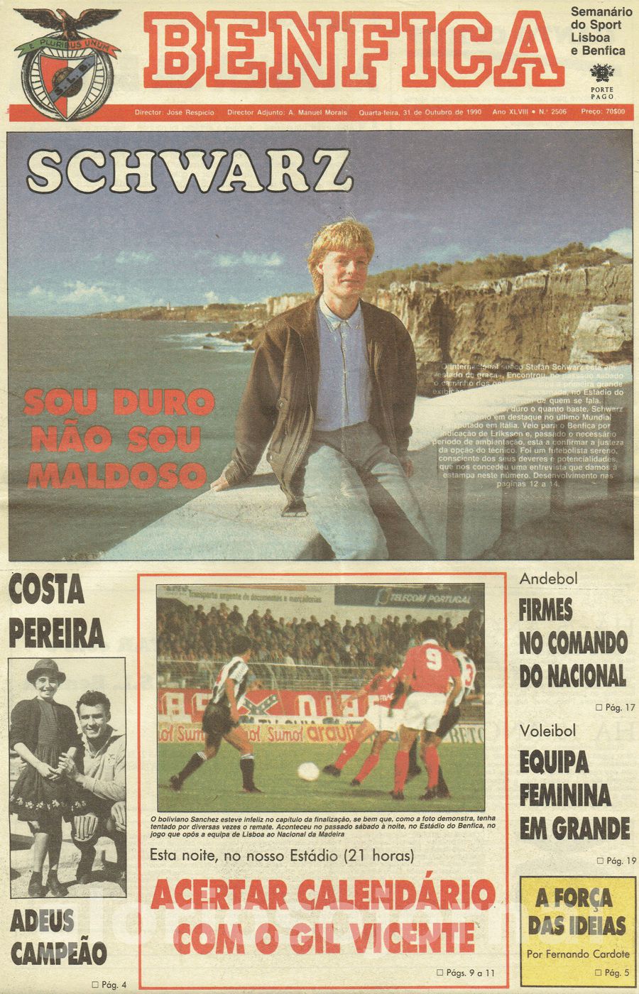 jornal o benfica 2506 1990-10-31